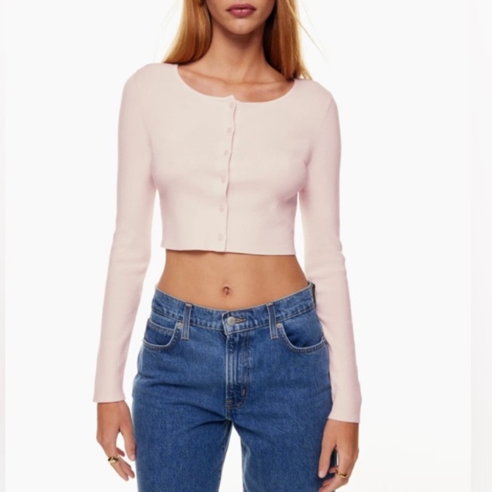Aritzia Pink Women's Cardigan